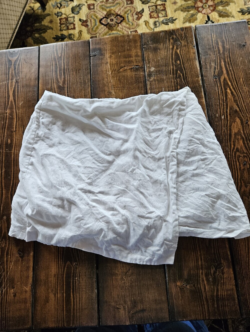 White Mini Skort Quince Size 8
